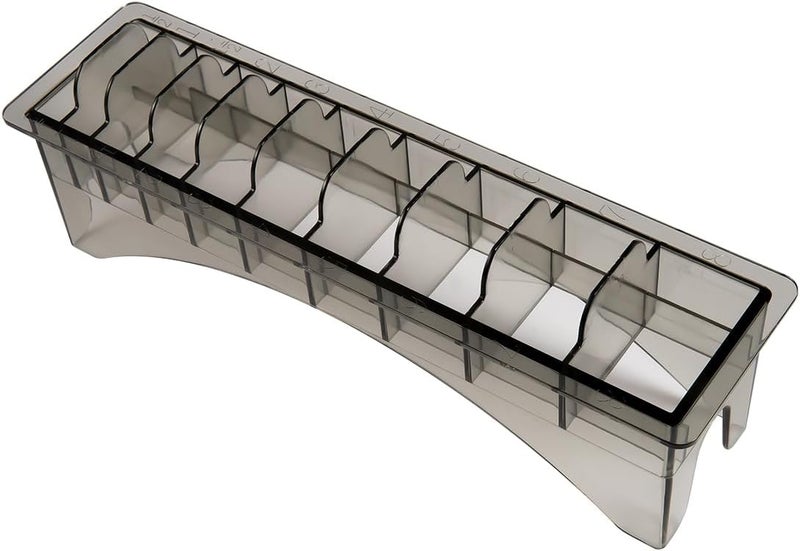 Perfitech Clipper Guard Holder Organizer with 10 Slots, Black, Sturdy PC Material - Image 1